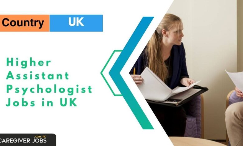 Higher Assistant Psychologist Jobs in UK